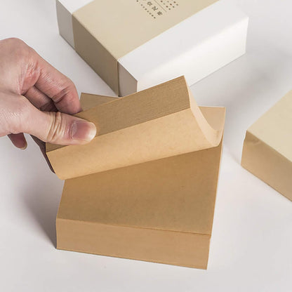 VANRA Note Cube 4 x 4 Inch (Not Sticky) Memo Cube Refill (No Holder) Tear-Off Pages (Not Loose) Blank Scratch Pads, 400-Sheets/Cube (Ivory White)