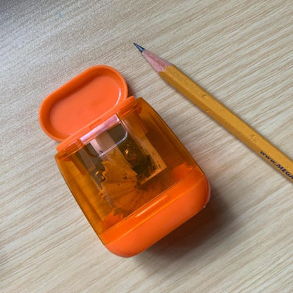 Colored Manual Pencil Sharpeners in Bulk, BOPART 24pcs Small Handheld Pencil Sharpener Dual Holes with Lid for Kids Adults at Classroom School Office Home (24Pcs Sharpeners - D)