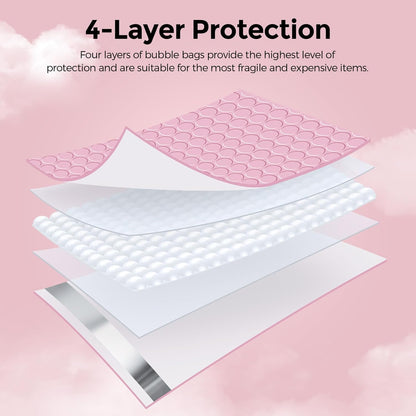 Metronic Bubble Mailers 8.5x12" 40 Pack Black Padded Envelopes Usable Size 8.5 x 11" Strong Adhesion Bubble Envelopes Medium Mailing Envelopes Bubble Padded for Small Business Shipping Books Clothes