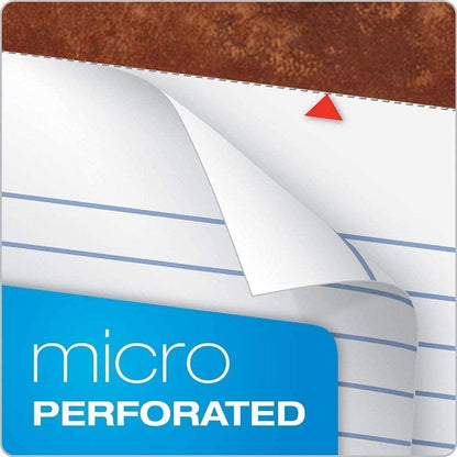 Tops The Legal Pads 8.5 X 11 Pack of 24 White Wide Ruled Notepads - 50 Sheets Per Pad - Made in the USA