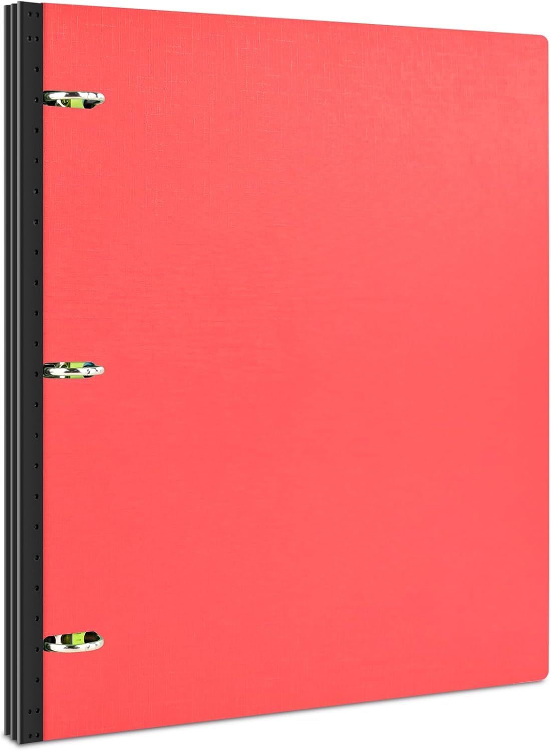 INFUN Telescoping 3 Ring Binder - 4PCS, Portable Plastic 3 Ring Binder with Telescoping Spine, Binders with Foldable Front Cover Holds 8.5"x11" Paper for School, Office, Homes