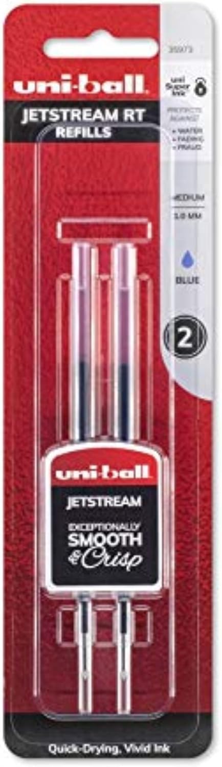 Uniball Jetstream RT 12 Pack, 1.0mm Bold Black, Wirecutter Best Pen, School Pens, Ballpoint Ink Pens - School Supplies, Ballpoint Pen, Colored Pens, Smooth Writing Pens