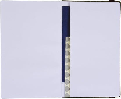 Samsill Large Hardcover Notebook, 240 Lined Notebook Pages, Black, 7.5 x 10 Inch