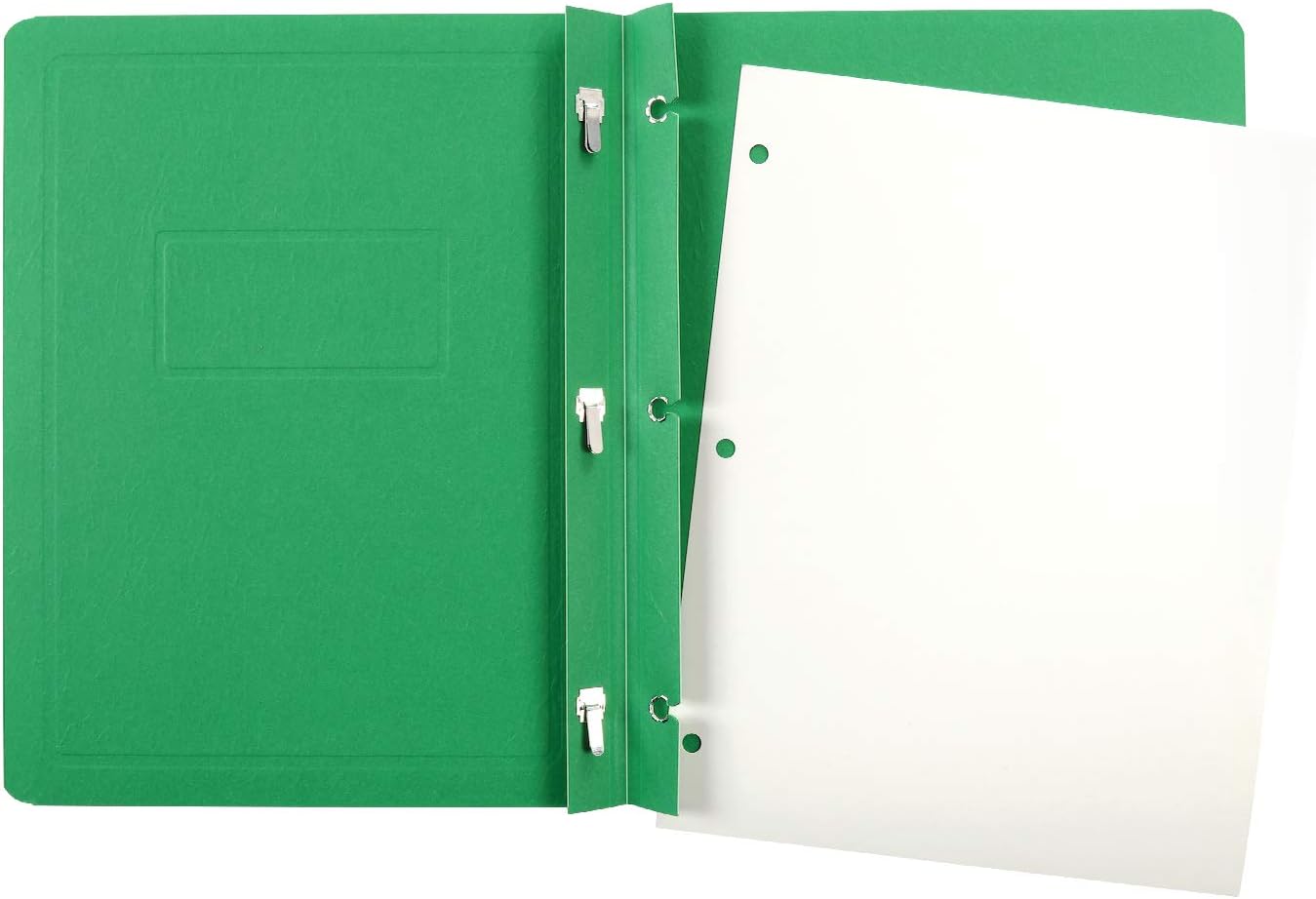 Oxford® Panel & Border Report Cover, Letter Size, Green (52503)