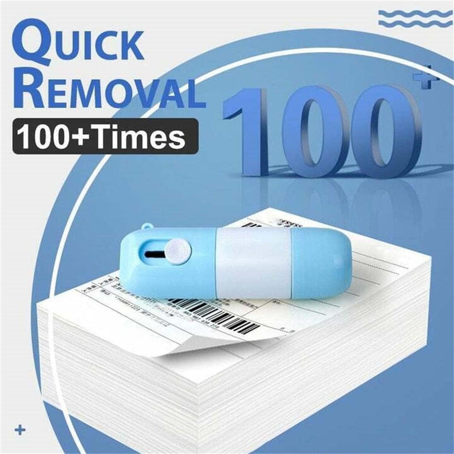 Aphro Thermal Paper Correction Fluid with Parcel Opener, 2 in 1 Anti Information Leakage Erase Device, Portable Personal Privacy Protection Artifact for Package Labels (2pcs)