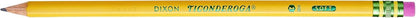 Ticonderoga Wood-Cased Pencils, Pre-Sharpened, 2 HB Soft, Yellow, 72 Count