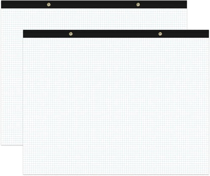 Large Engineering Graph Paper Pad - 22" x 17" Grid Paper Notepad, 4"x4" Blue Grid 50 Sheets/100 Pages Paper for Engineer Architect Designer Mathematician Draftsman