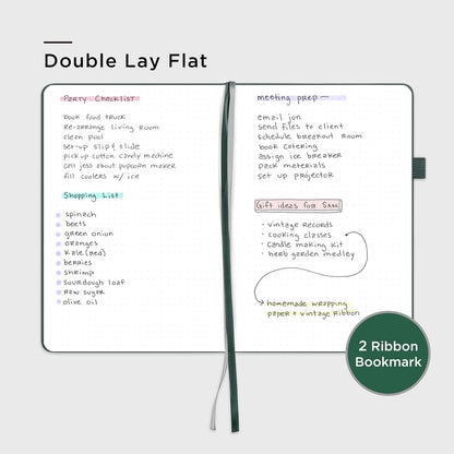 &And Per Se Lined Journal Notebook – A5 5.7”x8” College Ruled, 160 Pages, 100gsm Thick Paper, Journaling Notebooks for Writing (Black)