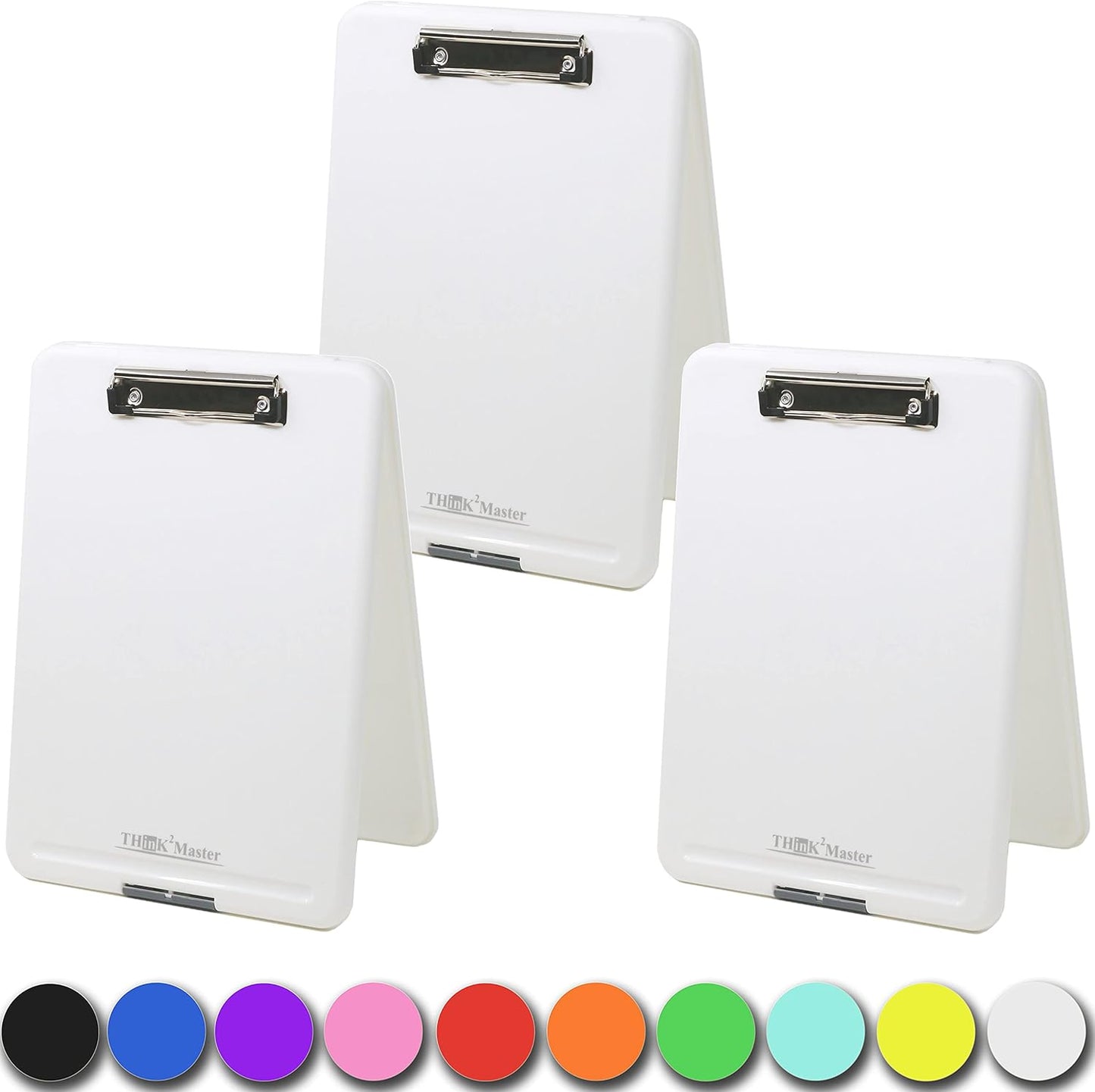 Think2Master Black Plastic Storage Clipboard. | 25% Heavier & 25% Sturdier| Heavy Duty and Won’t Flex or Bend Like Other Brands (Compare The Weight). Storage Compartment Holds 150 Letter Sized Paper.