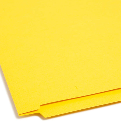 Smead Heavyweight End Tab Fastener File Folder, Shelf-Master® Reinforced Straight-Cut Tab, 2 Fasteners, Letter Size, Manila, 50 per Box (34215)
