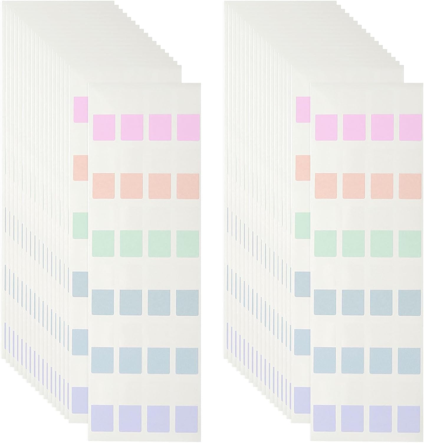 PATIKIL Clear Index Sticky Tabs, 480 Pcs Small Transparent Sticky Notes Bookmarks Planner Stickers Page Tabs for Office Notebooks File Folder Ledger Book, Gradient Pink