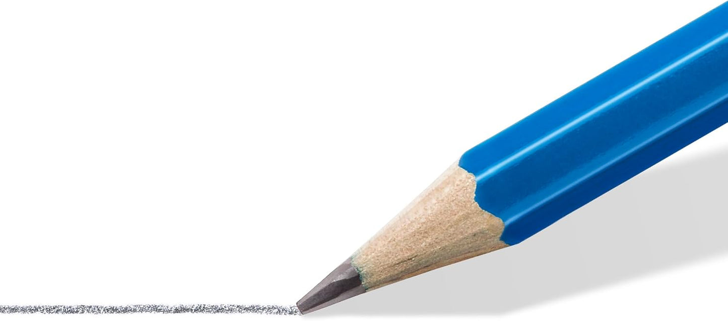 STAEDTLER Mars Lumograph 2B Graphite Art Drawing Pencil, 6 Pencils