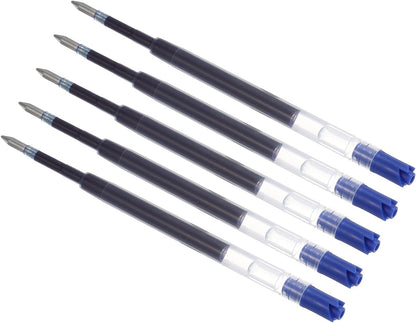 PATIKIL 0.5mm Pen Ink Refills, 10 Pcs 3.9" Ballpoint Refill Fine Point Metal Compatible Replaceable Replacement for Retractable Pen Writing Office, Black