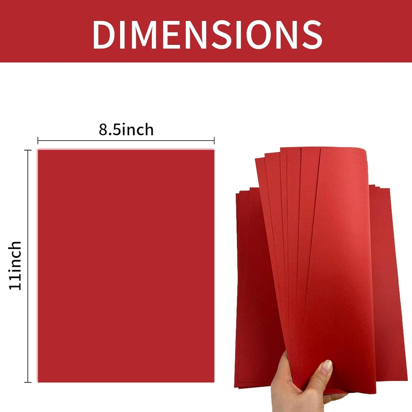 20 Sheet Paver Red/Wine/Burgundy Cardstock, 8.5x11", 250gsm Thick Paper,Heavyweight 92lb Cardstock for DIY Projects,Scrapbook Supplies,Invitations,Business Cards