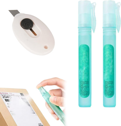 Privacy Cover Spray, 2026 Upgrade Thermal Paper Eraser Spray, 10ml Portable Privacy Information Coverage Fluid Liquid, For Permanent Erasing Receipt Shipping Label, Or Any Thermal Prints (2pcs)