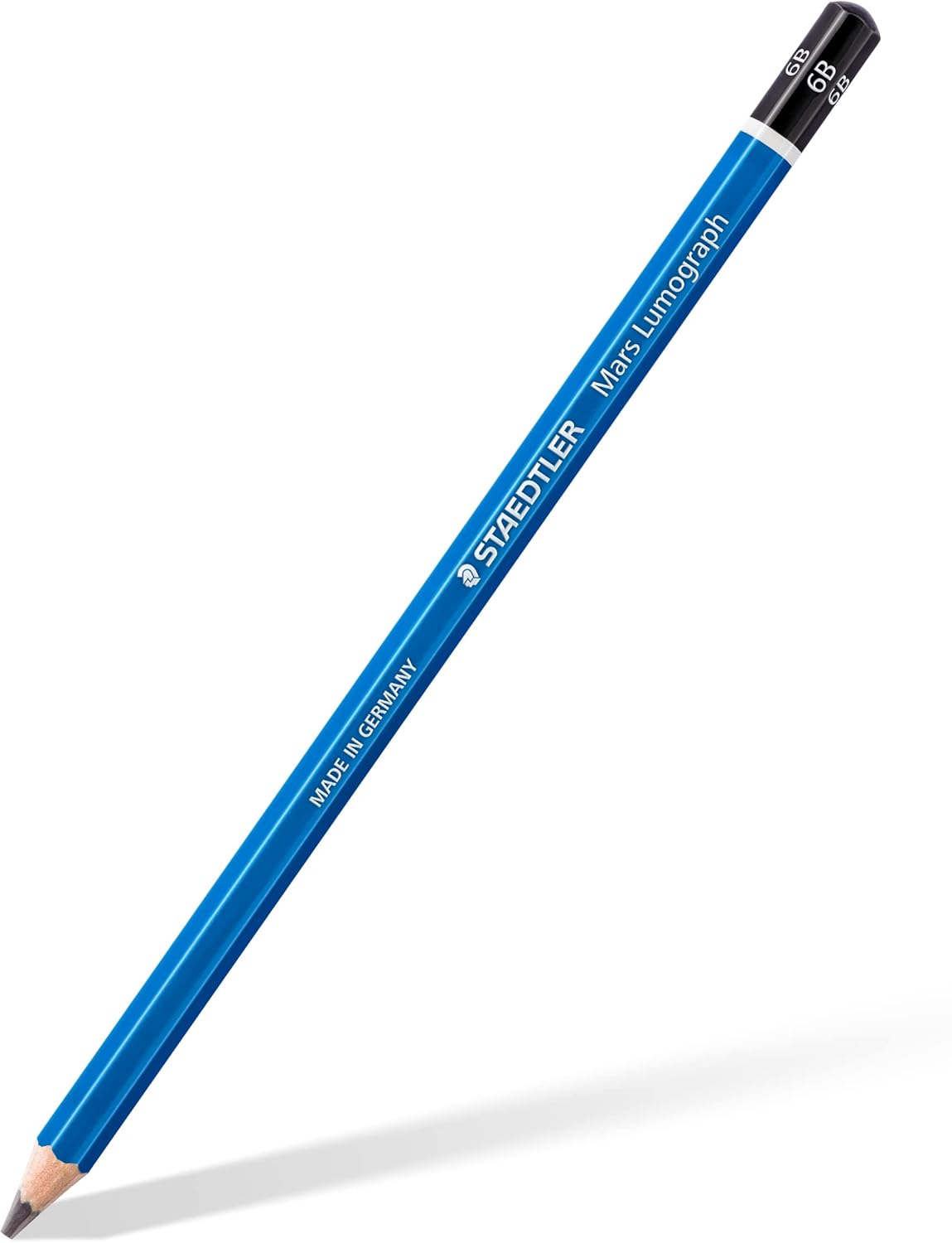 STAEDTLER Mars Lumograph 2B Graphite Art Drawing Pencil, 6 Pencils