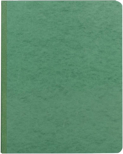 Side Opening Report Cover, Prong Clip, Letter, 3" Capacity, Green [Set of 3]