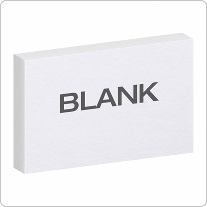 Oxford 50EE Blank Index Cards, 5" x 8", White, 500 Cards (5 Packs of 100) (50)