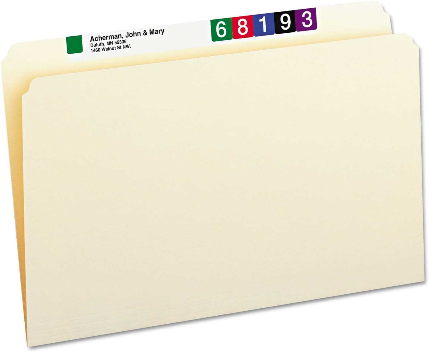 Smead File Folder, 1/3-Cut Tab, Assorted Positions, Legal Size, Manila, 100 per Box (15330)