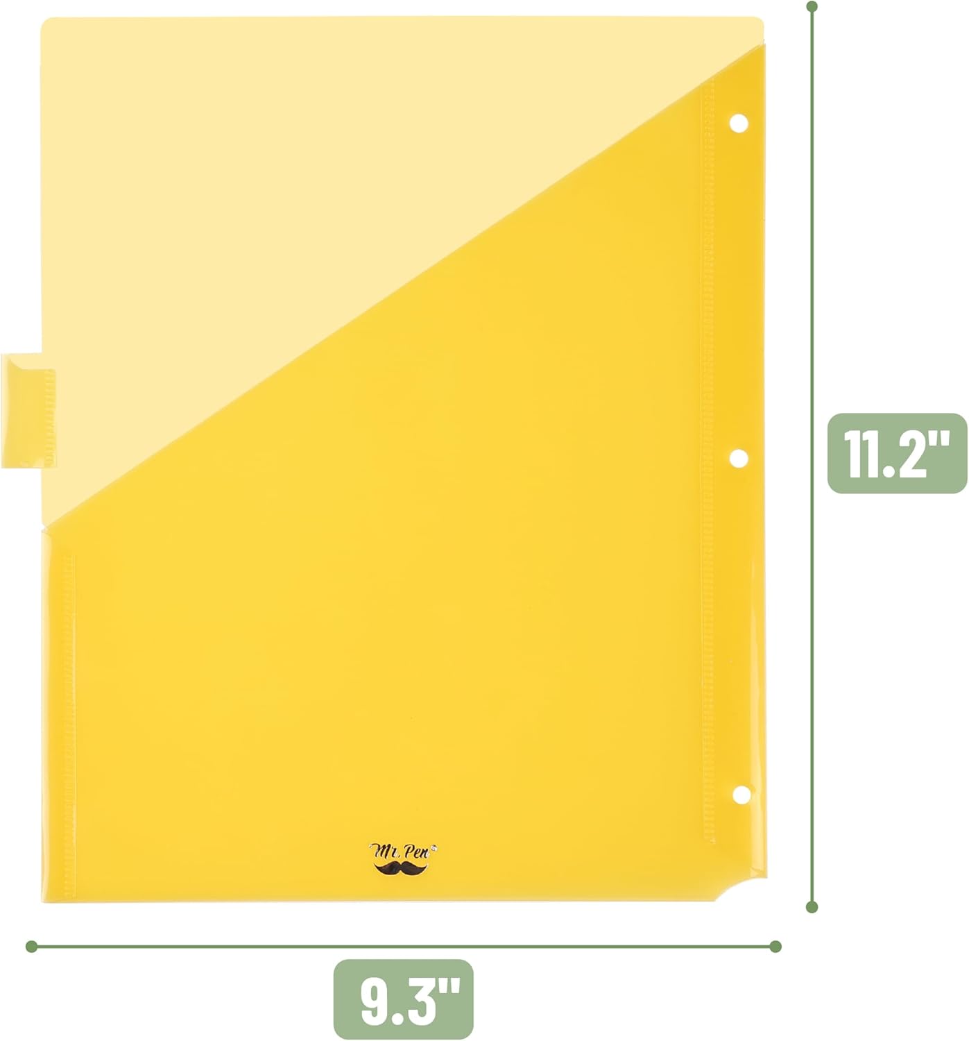 Mr. Pen- Binder Dividers with Pockets and Tabs, 1 Set, 8 Tabs/Set, Colorful, 3 Ring Binder Dividers with Tabs and Pockets on Both Sides