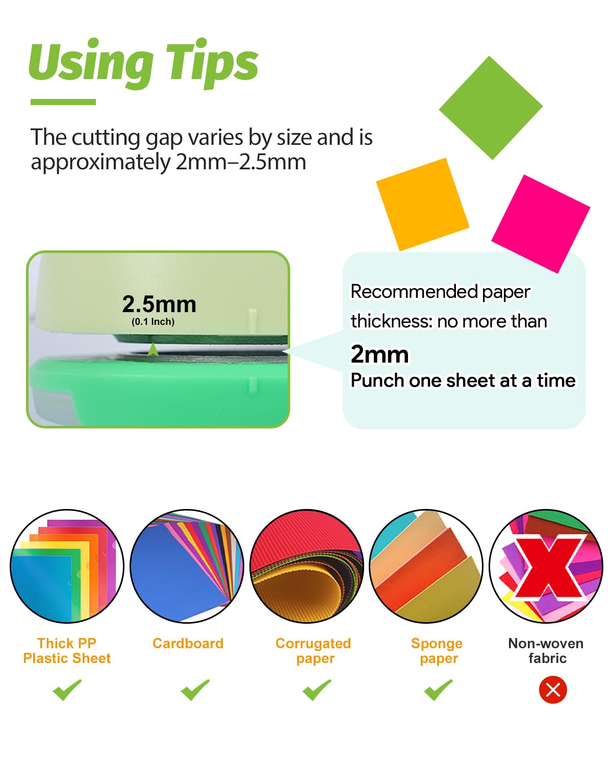 UCEC 2 Inch Circle Punch, Paper Punch, 2 Inch Hole Punch, Circle Hole Punch Cutters for Paper Crafts DIY Handmade Crafting Scrapbook Tools Cards Arts Fun Projects
