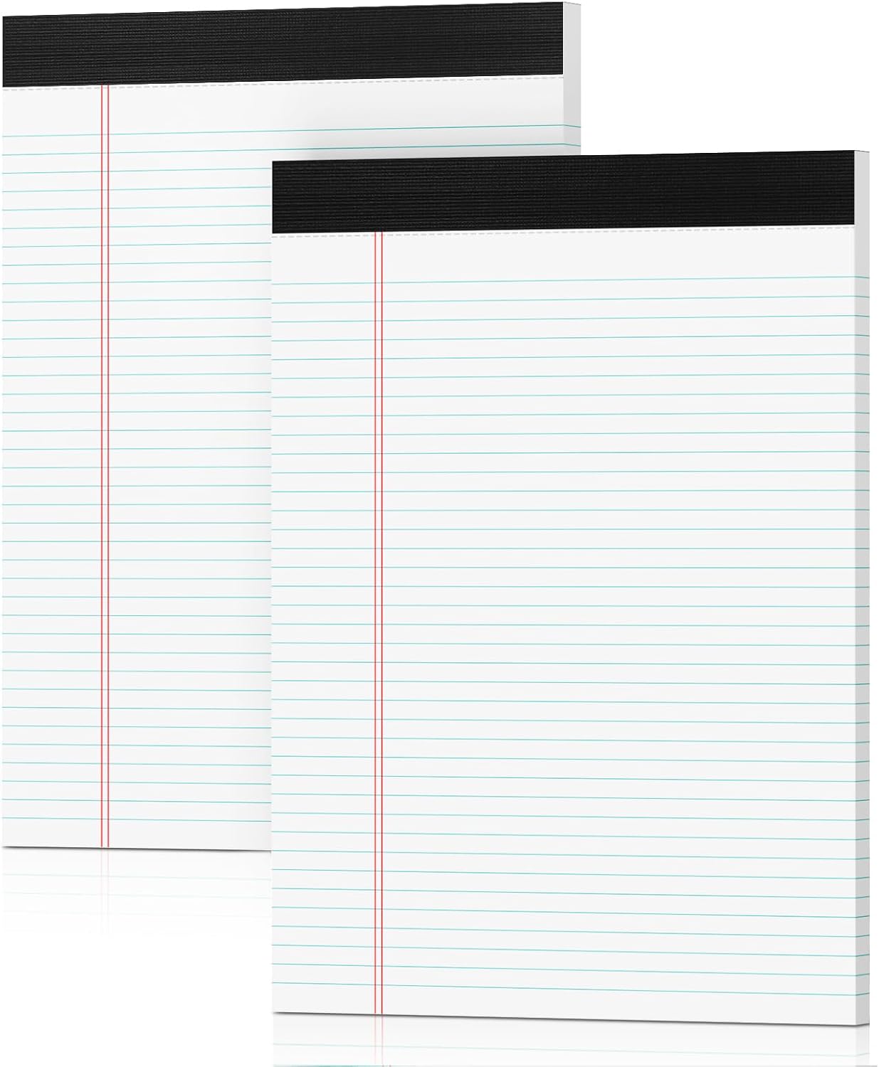Note Pads 5x8, Narrow Ruled Legal Pad, Multicolor Small Notepads, 30 Sheet/notepad, 8 Pack Colored Legal Pads, Pink Legal Pad, Purple Notepad, Perforated Lined Note Pads for Study, Office, To-Do Lists