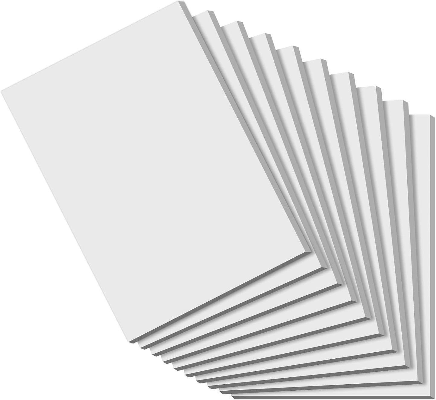 Notepads 3x5, 6 Pack Small Note Pads, Server Note Pad, Scratch Pads 3x5, Memo Pads White Paper, 50 Sheets per Blank Note pads 3''x5'', Small Writing Pads Pocket Notepads for Office School Home Supplies