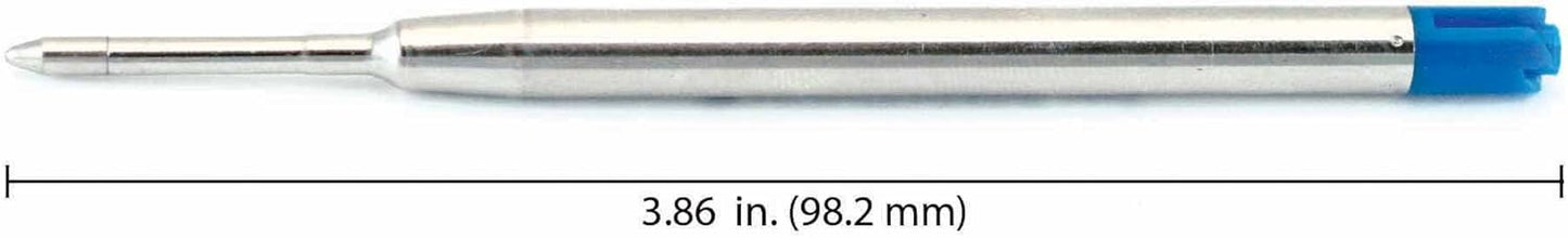 Monteverde Soft Roll Ballpoint Pen Refills to Fit Parker-Style Pens, Medium Point, Brown, 2-Pack, Smooth Writing Technology for Parker, Conklin, Schmidt, and More