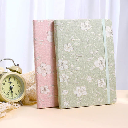 ipoul Flower Notebook, A5, 6x8, Hardcover, Lay Flat, Lined Paper, Journal for Women, Writing Notebook, Pretty, Hibiscus, Pink, Birthday Gifts for Women, Wedding Shower Gifts, Mothers Day Gift