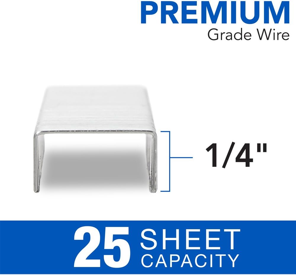 Swingline Staples, 5 Pack, S.F. 4, Premium, 1/4" Length, 210/Strip, 5000/Box (35481)