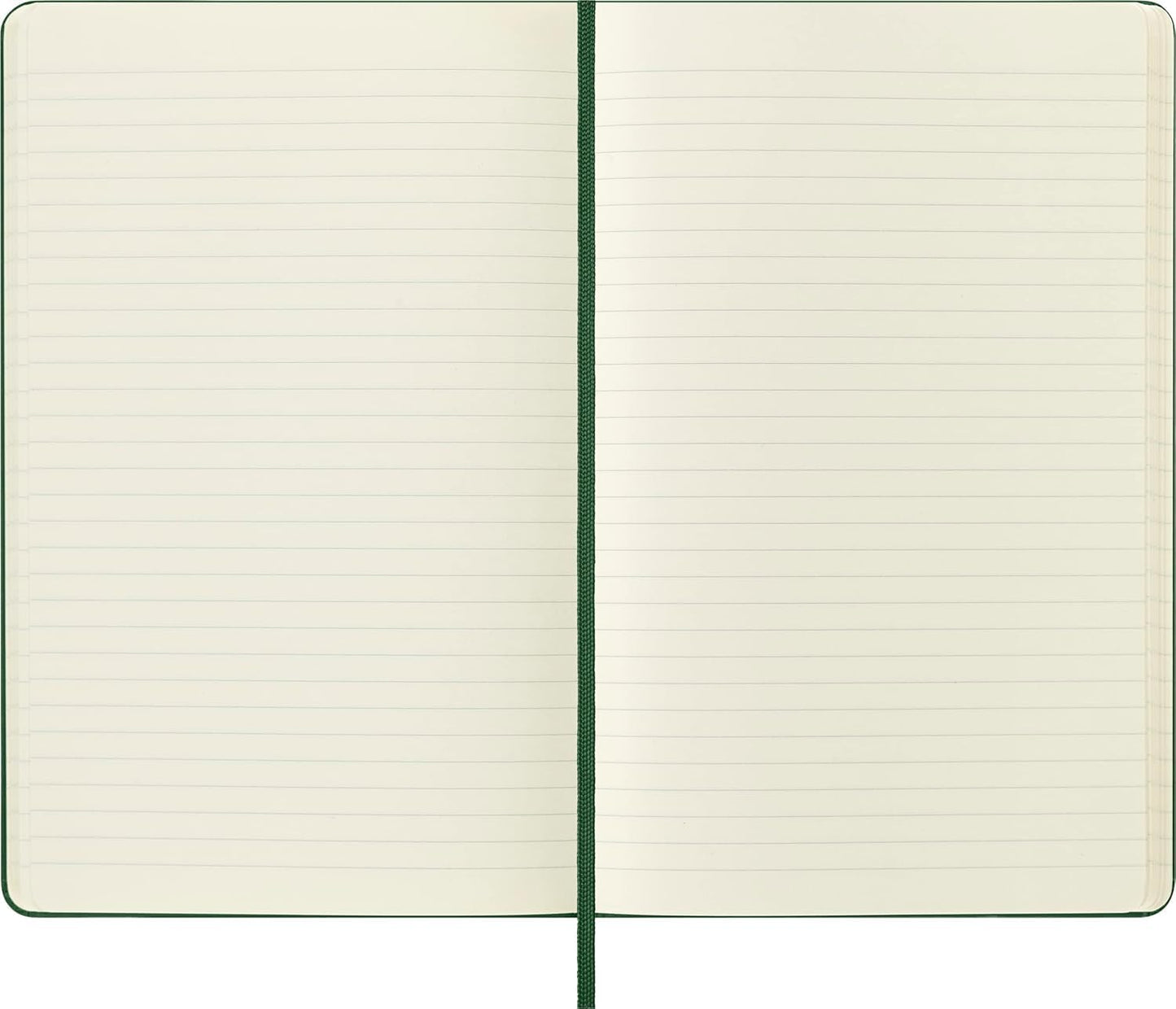 Moleskine Notebook, Large, Ruled, Myrtle Green, Hard (5 x 8.25)