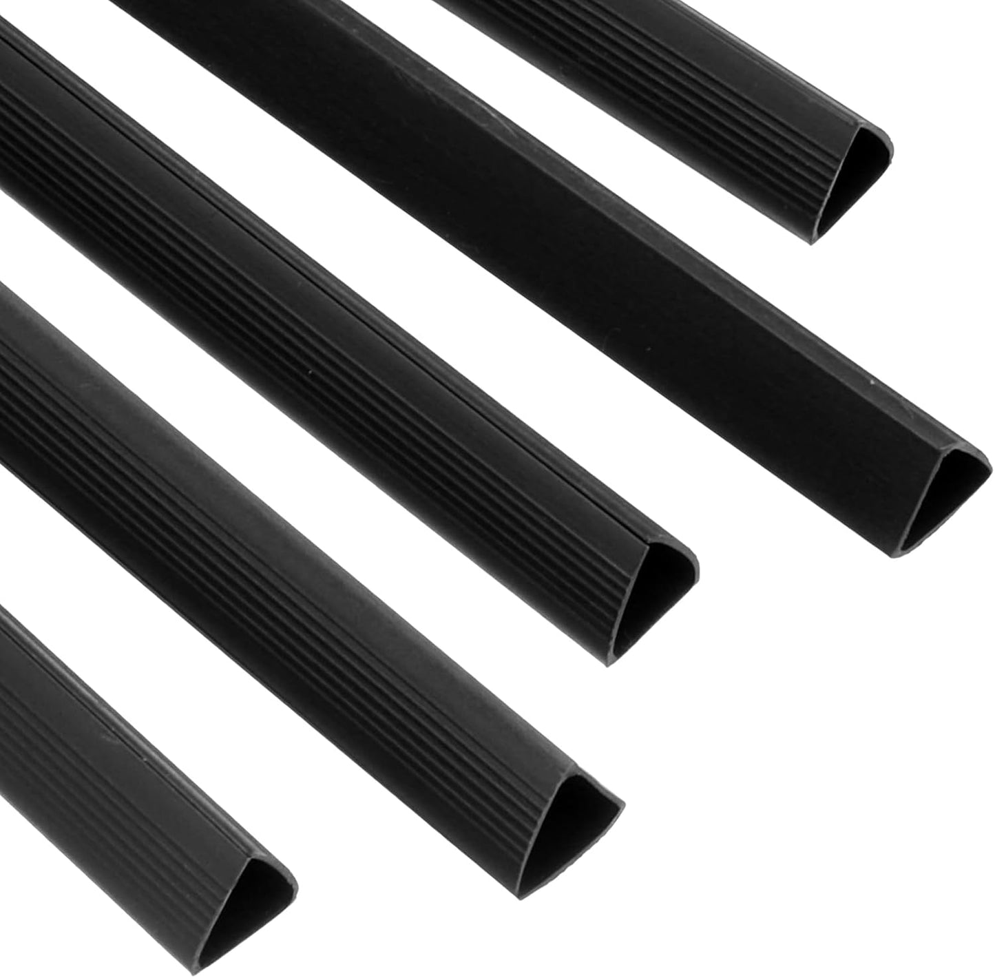 PATIKIL 10Pcs Binding Bars, 15mm Binding Bars Slide Grip 120 Sheets Capacity A4 Size Report Binder Triangle Presentation Binder for Report Cover Resume, Blue