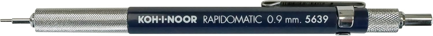 KOH-I-Noor Rapidomatic Mechanical Pencil, .5mm Lead, White, 1 Each (5635)