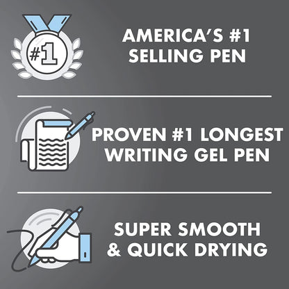 Pilot G2 Retractable Rollerball Gel Pens, Fine Point, 0.7mm, Purple Ink, 6 Count