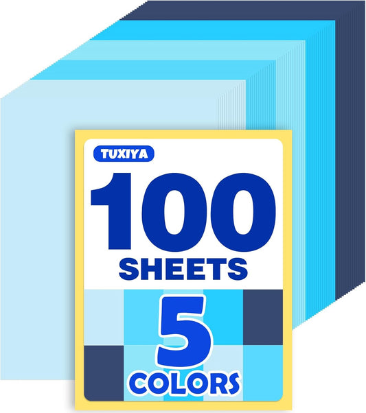 100 Sheets 8.5" x 11" Colored Cardstock, 5 Assorted Pink Shades of 180GSM/65LB Construction Paper, Pink Cardstock Printer paper for Card Making, DIY Crafts, School Supplies, Party Decorations