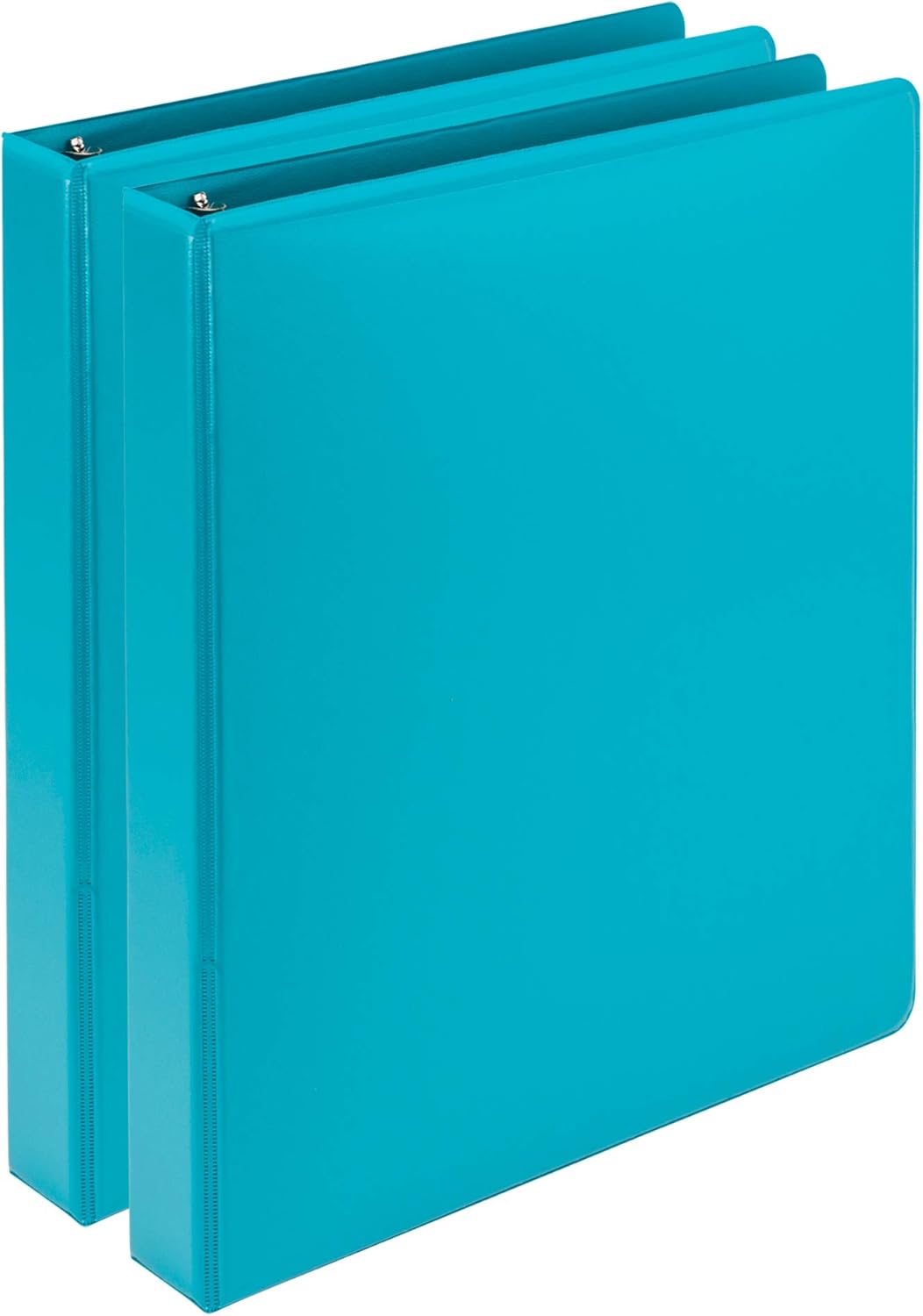 Samsill Plant-Based 2 Inch Durable Round Ring, View Binder, Eco-Friendly, USDA Certified Biobased, Single, Turquoise
