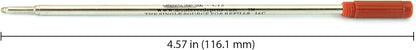 Monteverde USA Soft Ballpoint Refills to Fit Cross Pens, Medium Point, Green Ink, 2-Pack – Bold and Smooth Writing Solution