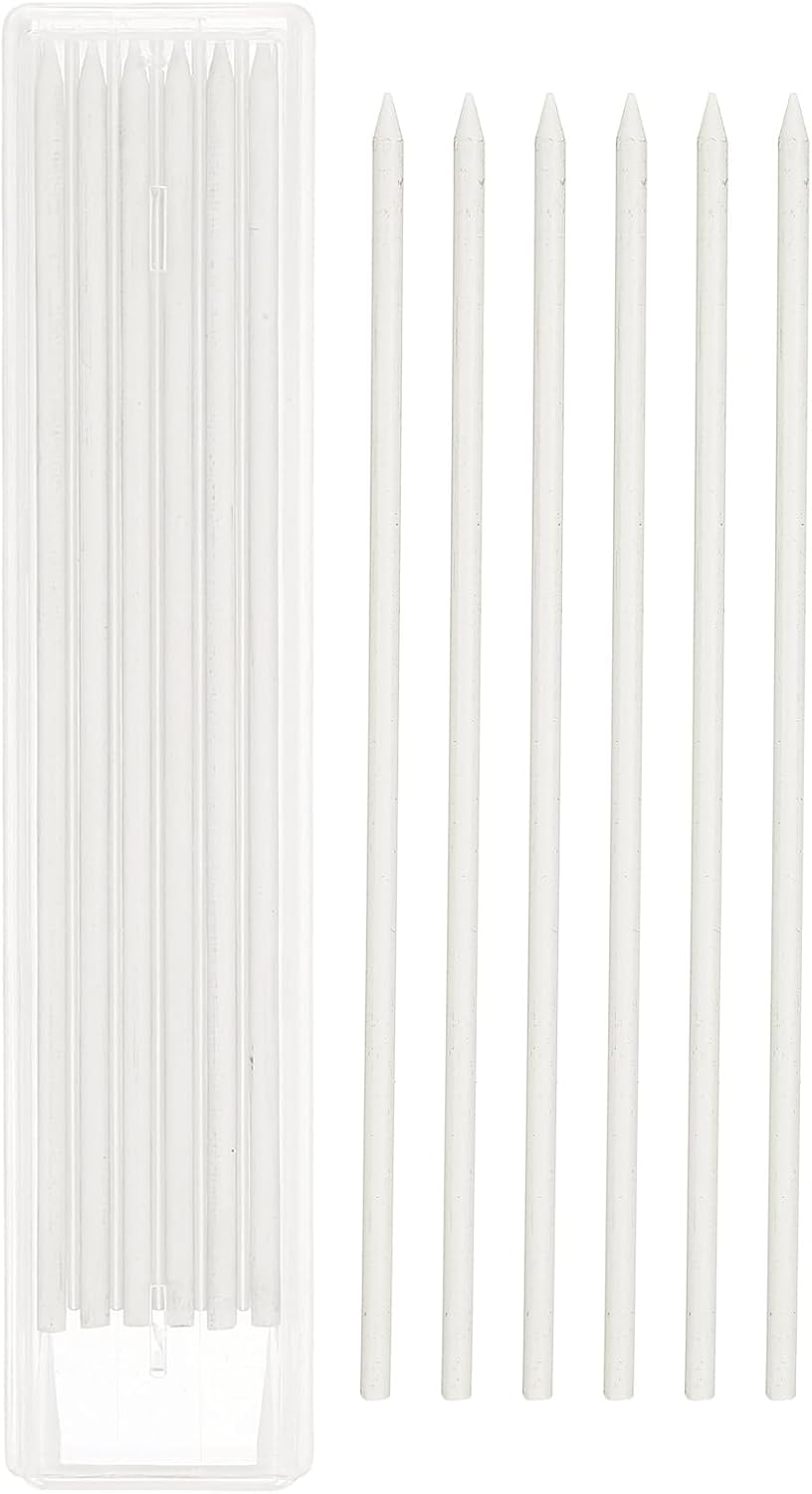 PATIKIL 12Pcs 2.8mm Carpenter Pencil Lead Refills, Solid Dry Pencil Refills Break Resistant Lead Refill for Mechanical Carpenter Construction Pencils Art Drafting, Multicolor