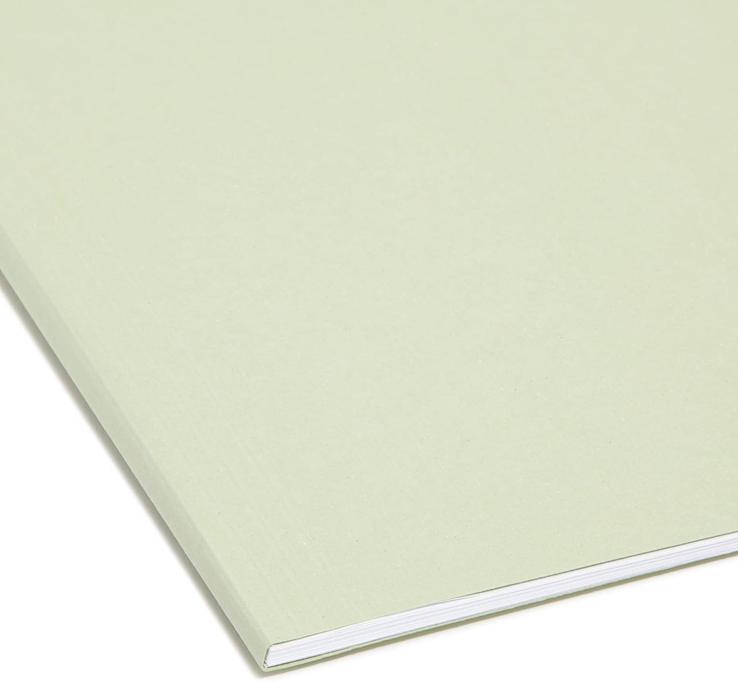 Smead Erasable FasTab Hanging File Folder, 1/3-Cut Built-in Tab, Letter Size, Moss, 20 per Box (64032)