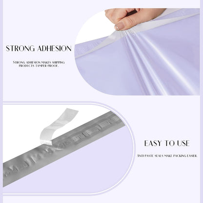 Metronic White Poly Mailers 14.5x19 100 Pack, Large Shipping bags Self-Seal Shipping Envelopes , Packaging Envelope for Small Business, Boutique, Clothing
