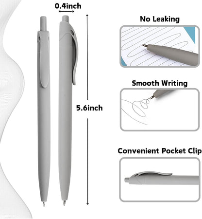 BallPoint Pens, 50 Pack (BLACK Ink),Bulk Pens, Black Barrel,Click Pens for Office Home and School, Retractable Ballpoint Pens, Medium Point, 1.00MM (Black)