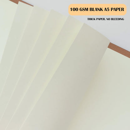 A5 Grid Filler Paper, 6-Hole Punched, 100GSM Graph Rule Paper/Quad Rule Filler Paper/Planner Inserts for Planners, Painting, and Bullet Journals,80 Sheets/160 Pages