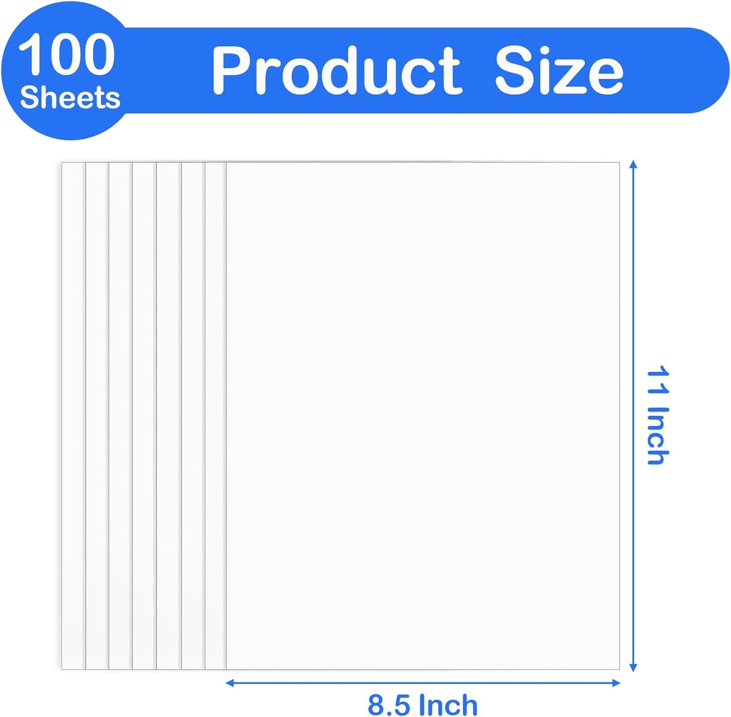White Cardstock，40 Sheets Heavy Cardstock, 8.5" x 11" Thick Printable Cardstock, 75 lb /200gsm Cardstock Paper for Invitations, Business Cards, Postcards, Crafts, Art, Wedding, DIY Cards