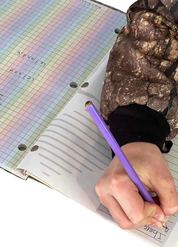 Keep it Straight Graph Paper 3 hole punch Colored graph paper Bullet Journal College paper office supplies College School Supplies Graphing graph notebook engineering notebook graph graph paper pad