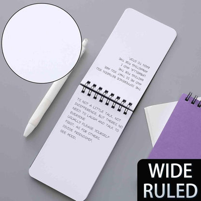 QiCheng 6pack Pocket Notebook Small Notepad Pocket Notepad Small Spiral Notebooks 3X5Inches (6)