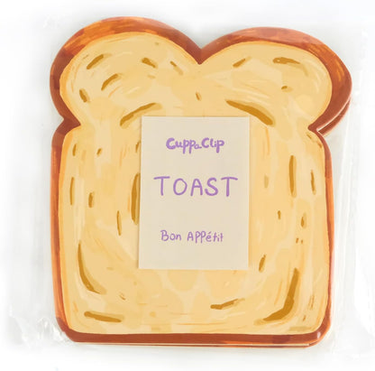 Toast-Shaped Note Pads - 5 Pack Blank Scratch Pads 50 Sheets/Pad Small Notebook for Baking Lovers Cute Note Taking (2-slice toast memo pad)