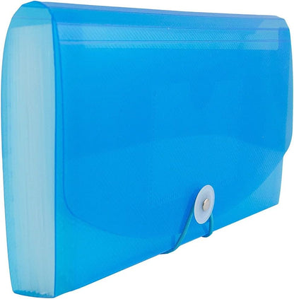 JAM Paper Accordion Folders - 13 Pocket Plastic Expanding File - Legal Size - 10 x 15 - Red - Sold Individually