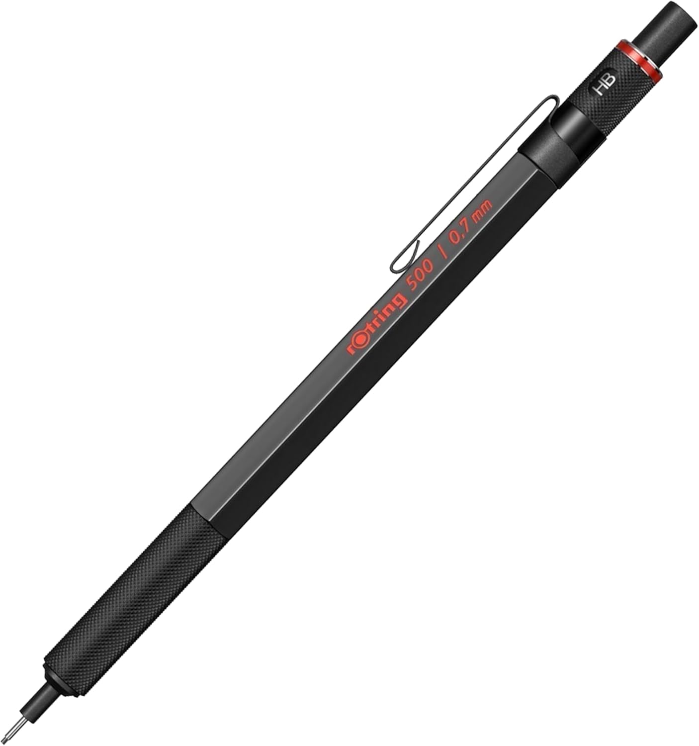 rOtring 1904727 500 0.7mm Mechanical Pencil, Black (502507N)