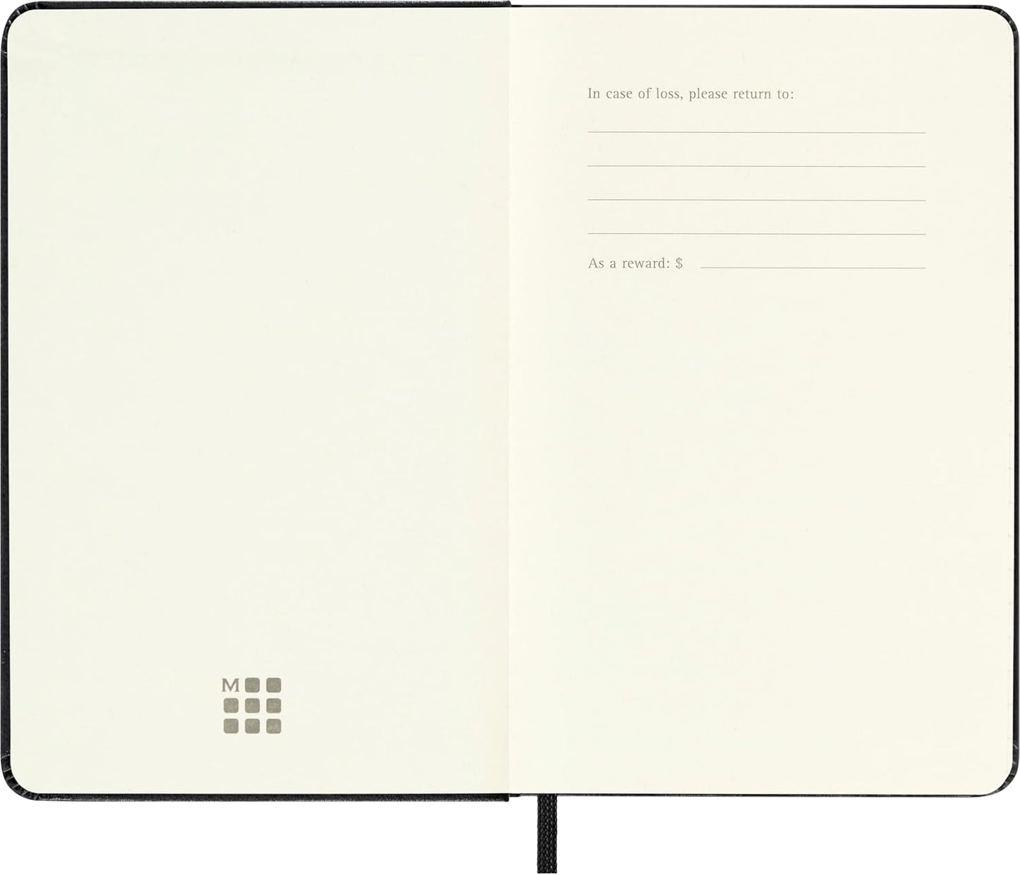 Moleskine Classic Notebook, Hard Cover, Pocket (3.5" x 5.5") Squared/Grid, Black, 192 Pages