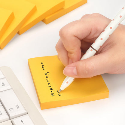 Sticky Notes 3x3 Self-Stick Notes Pads with 6 Bright Colors, Easy to Post for Office, Shool, Home, 6 Pads/Pack, 100 Sheets/Pad (Purple)